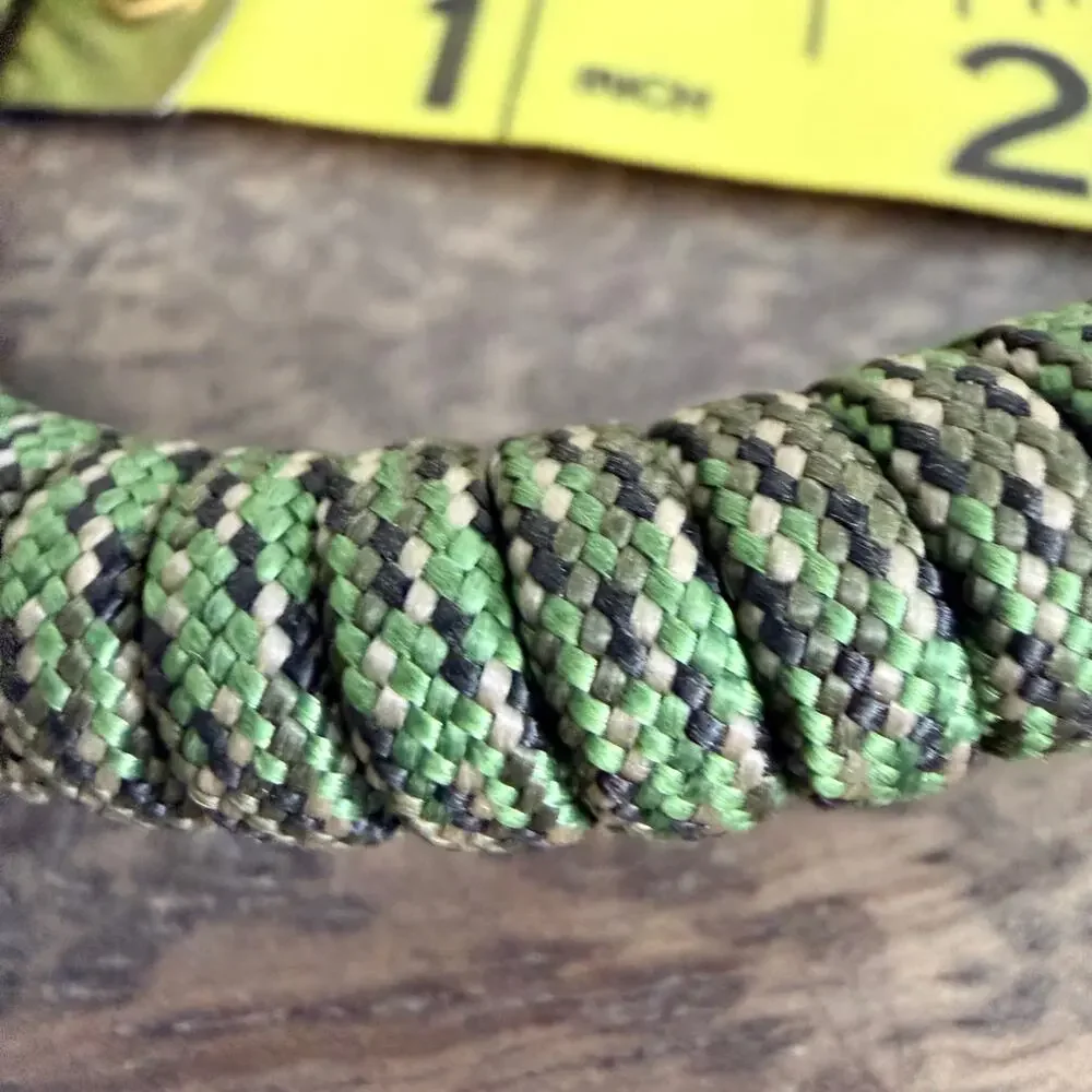 Moss green rope boho bracelet